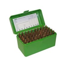 MTM Ammo Box Rifle 50 RD Flip-Top Green