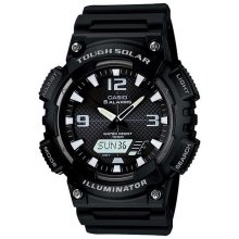 Casio Anadigi Retro World Time Black Watch - AQ-S810W-1AVDF