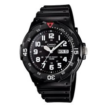 Casio Analog Rotating bezel Black Dial Watch
