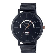 Casio Analog SS Black Mesh Strap Watch