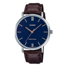 Casio Analog Brown Leather Indice Watch