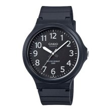 Casio Analog Black Dial White Numbers Watch
