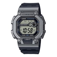 Casio Digital Grey Case Dual TM Watch