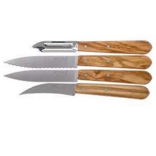Opinel Les Essentials - Coloured Handles - Olivewood