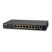 Planet 8-Port 10/100/1000 Gigabit 802.3at POE Ethernet Switch plus 1-Port Gigabit Ethernet Swit