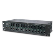 Planet 15-Slot Media Converter Chassis with Redundant Power