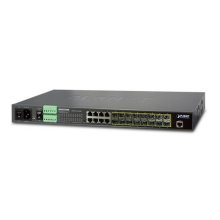 Planet 16-Port 100/1000Base-X SFP + 8-Port 10/100/1000Base-T L2/L4 Managed Metro Ethernet Switch