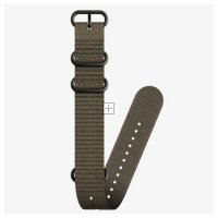 Suunto 24MM Dive 2 Textile Zulu Strap Stealth/Black