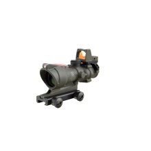 Trijicon 4x32 ACOG Scope, Dual Illuminated Red Chevron .223 Reticle w/ Colt Knob Thumbscr Trijicon 4x32 ACOG Scope, Dual Illuminated Red Chevron .223 Reticle w/ Colt Knob Thumbscr