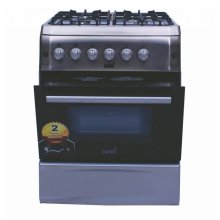 Totai 4 Burner Gas Stove + Elec Oven S/S - 60 X60