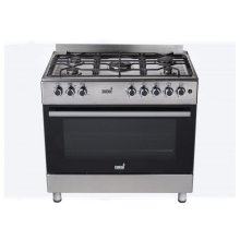 Totai 5 Burner Gas + Elec Oven S/S 90 X 60