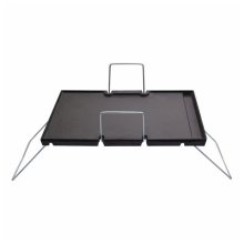 Totai 42X26cm Cast Iron Griddle Plate-Steel Legs&Handles