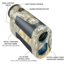 Bushnell 6x24 Bone Collector 850 Real Tree Edge Rangefinder