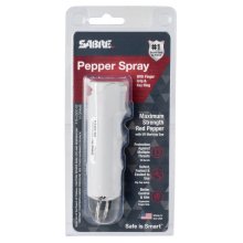 Sabre Pepper Spray Light Grey .54oz Fliptop W/Keyring