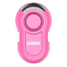 Sabre Personal Alarm With Led Light - Pink