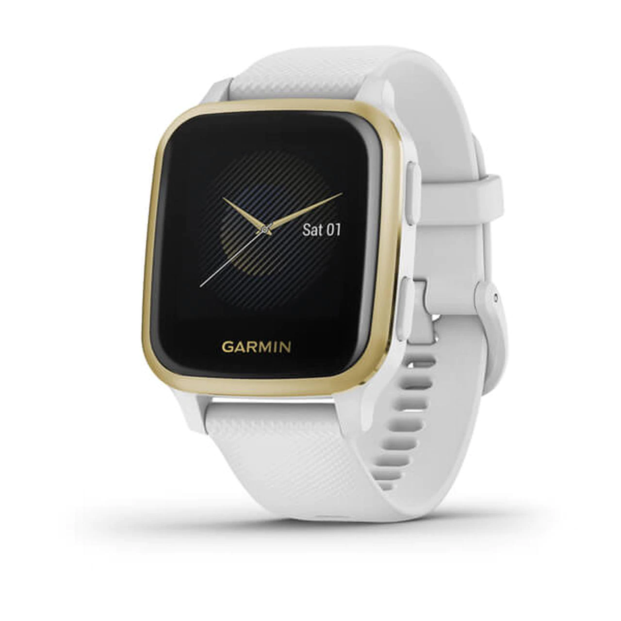 Venu Sq,White/Light Gold