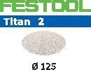 FESTOOL Sanding Discs Stf D125/0 P1200 Ti2/100 Titan 2 492363