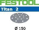 FESTOOL Sanding Discs Stf D150/16 P240 Ti2/100 Titan 2 496637